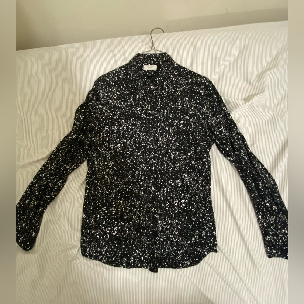 Saint Laurent Paris printed shirt